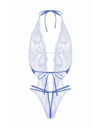 Body string ouvert Renee bleu - Christine