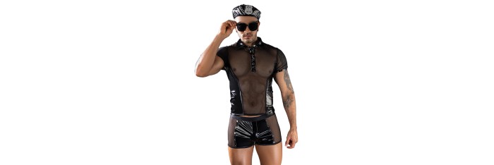 Déguisement policier sexy 4 pièces - J Lingerie