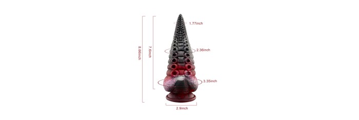 Lava Gode ​​géant en forme de tentacule fantastique