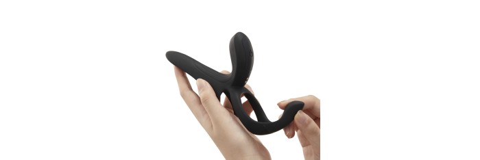PLEASURE PIVOT Vibromasseur pour couples contrôlé par application - Bleu