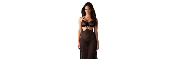 Iliosa nuisette et string - Noirs
