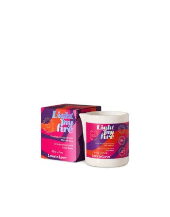 Light My Fire bougie de massage Fleur de lotus 65G