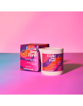 Light My Fire bougie de massage Fleur de lotus 65G