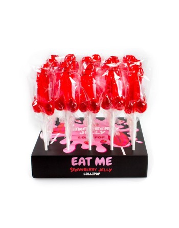 PRÉSENTOIR SUCETTE PÉNIS FRAISE