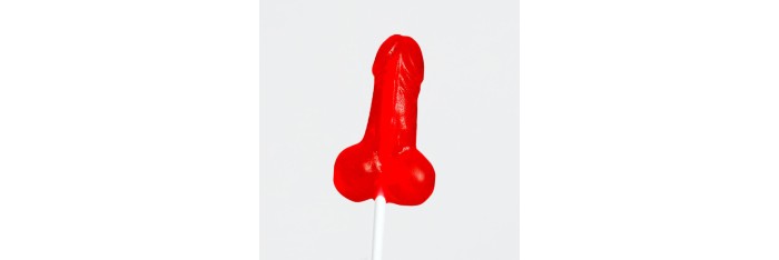 PRÉSENTOIR SUCETTE PÉNIS FRAISE