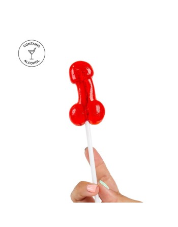 SUCETTE PÉNIS DAIQUIRI FRAISE AVEC ALCOOL 