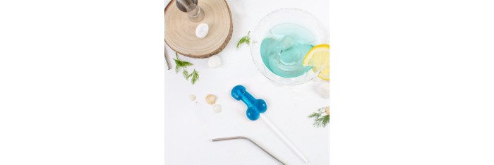 SUCETTE PÉNIS GIN TONIC AVEC ALCOOL