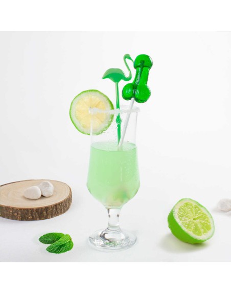 SUCETTE PÉNIS MOJITO AVEC ALCOOL