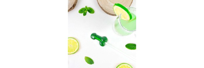 SUCETTE PÉNIS MOJITO AVEC ALCOOL