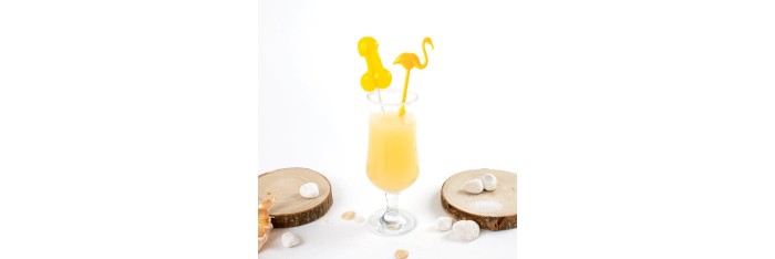 SUCETTE PÉNIS PIÑA COLADA AVEC ALCOOL 
