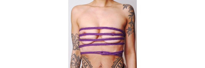 Corde en chanvre Premium Violette