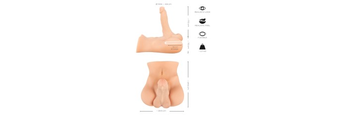 Masturbateur réaliste Deluxe Man 02 - Realistixxx