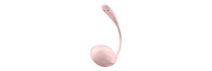 Oeuf vibrant connecté Ribbed Petal rose - Satisfyer