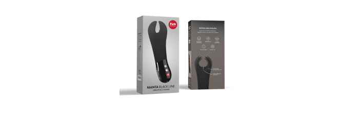 Manta - Masturbateur pour pénis - Noir