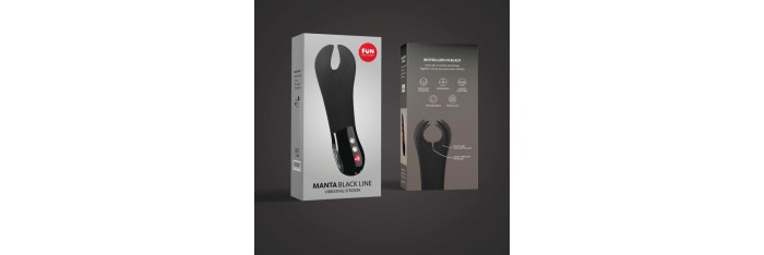 Manta - Masturbateur pour pénis - Noir