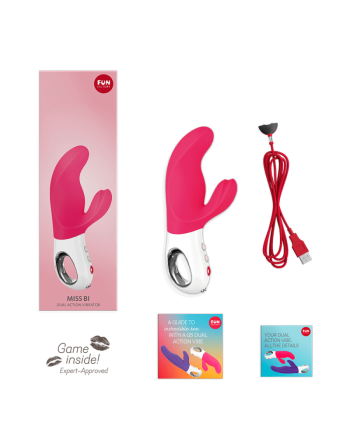 Miss Bi - Vibromasseur rabbit puissant - Rose