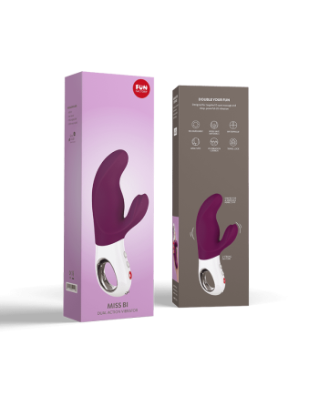 Miss Bi - Vibromasseur rabbit puissant - Violet