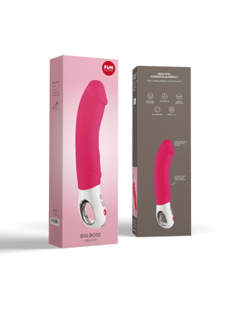 Big Boss - Vibromasseur réaliste XL - Rose