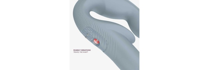 Share Vibe Pro - Vibromasseur Double - Gris cool