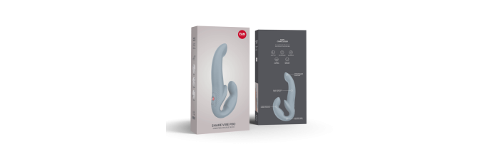 Share Vibe Pro - Vibromasseur Double - Gris cool