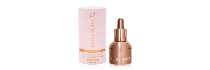 Huile sensuelle stimulante avec 300 mg de CBD 30 ml