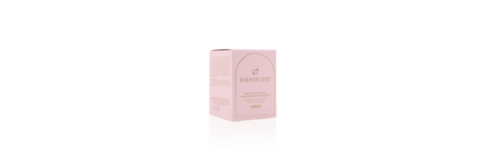Bougie de massage Rose 220 ml - Fraises et champagne