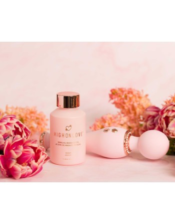 Coffret objets de luxe - Huile de massage et vibromasseur