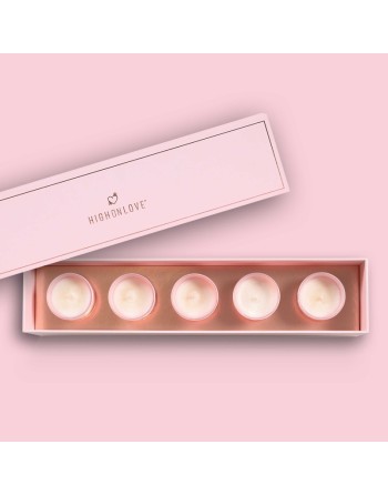 Collection de minis bougies pour massage