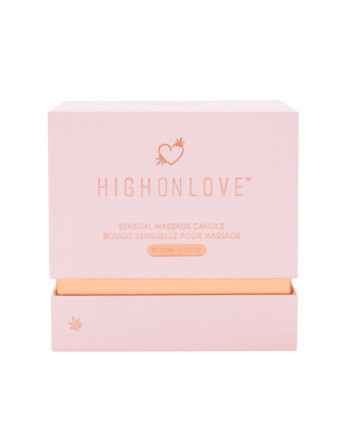 Bougie de massage à l'huile de graines de Chanvre - 250 ml