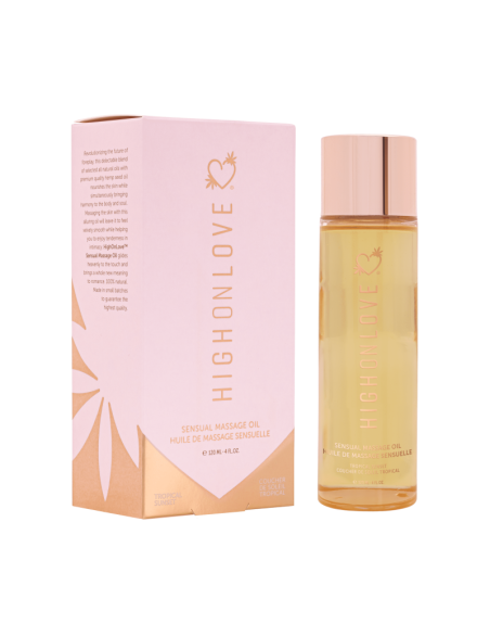 Huile de massage luxueuse Couché de soleil tropical - 120 ml