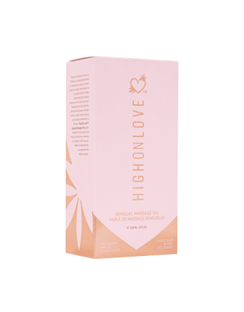 Huile de massage luxueuse Chocolat blanc décadent - 120 ml