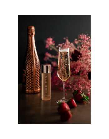 Huile de massage luxueuse Fraises et champagne - 120 ml
