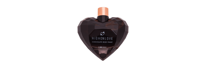 Peinture corporelle végétalienne au chocolat noir - 100 ml