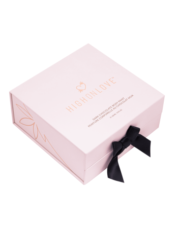 Peinture corporelle végétalienne au chocolat noir - 100 ml