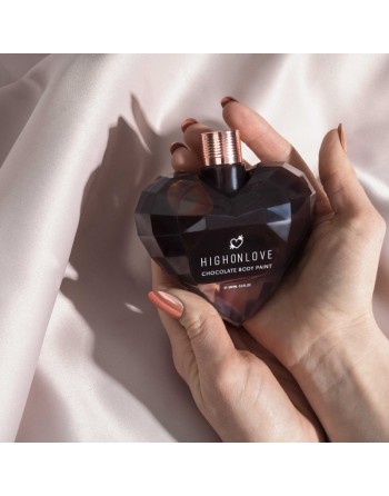 Peinture corporelle végétalienne au chocolat noir - 100 ml