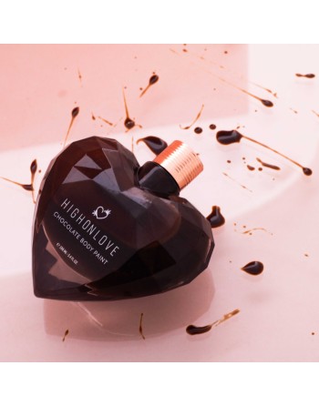 Peinture corporelle végétalienne au chocolat noir - 100 ml