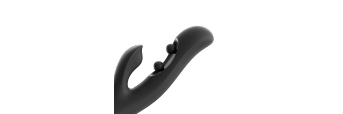 Gem vibromasseur rabbit avec capteurs de pression et application Noir