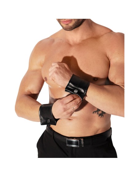 H075 Paires de manchettes de poignet avec fermeture éclair cachée