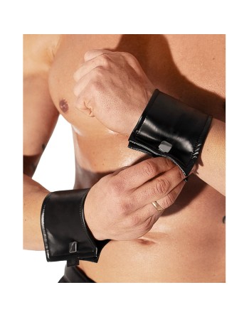 H075 Paires de manchettes de poignet avec fermeture éclair cachée