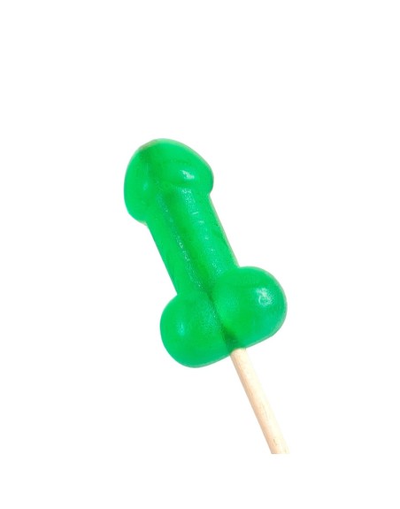 Sucette candy pénis à la menthe avec effet froid