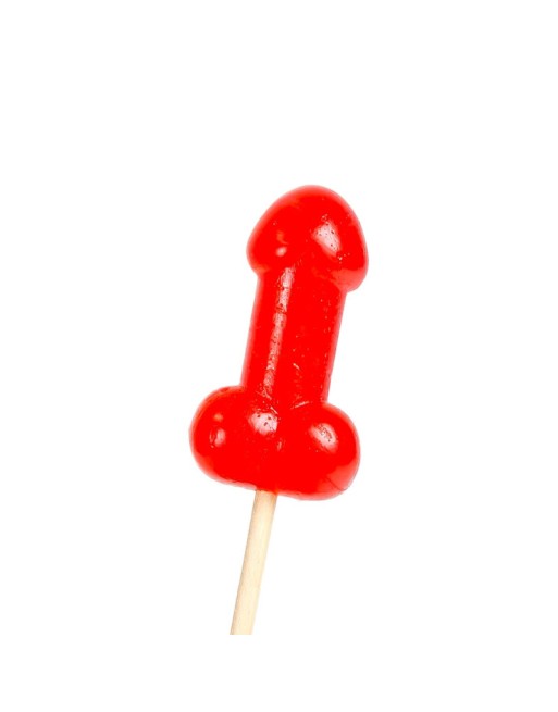 Sucette candy pénis à la cerise avec effet de la chaleur épicé Sucette candy pénis à la cerise avec effet de la chaleur épicé