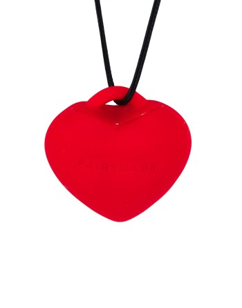 Stimulateur pendentif PleasureStone rouge - FairyGasm
