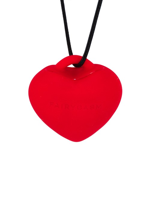 Stimulateur pendentif PleasureStone rouge - FairyGasm