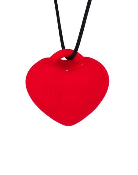 Stimulateur pendentif PleasureStone rouge - FairyGasm