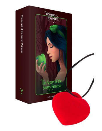 Stimulateur pendentif PleasureStone rouge - FairyGasm