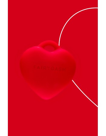 Stimulateur pendentif PleasureStone rouge - FairyGasm