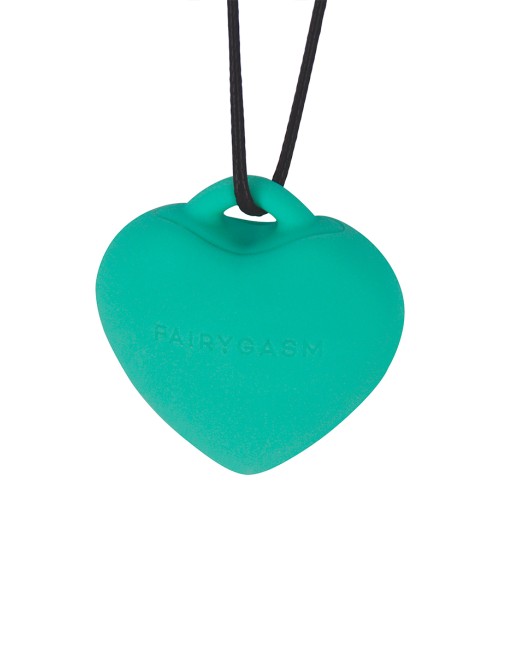 Stimulateur pendentif PleasureStone vert - FairyGasm