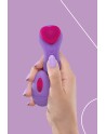 Stimulateur télécommandé de culotte HeartGem violet - FairyGasm