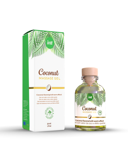 Vegan Massage gel noix de coco - Gel embrassable