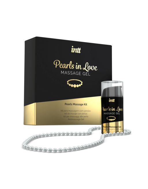 Pearls in love - Kit de massage avec collier de perles